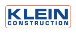 Klein Construction logo