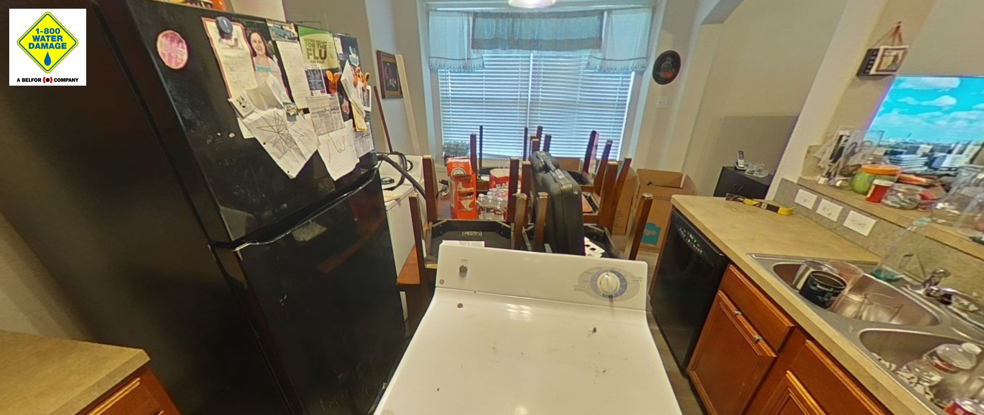 Kitchen Damage Restoration at Manorfield Before Image 2