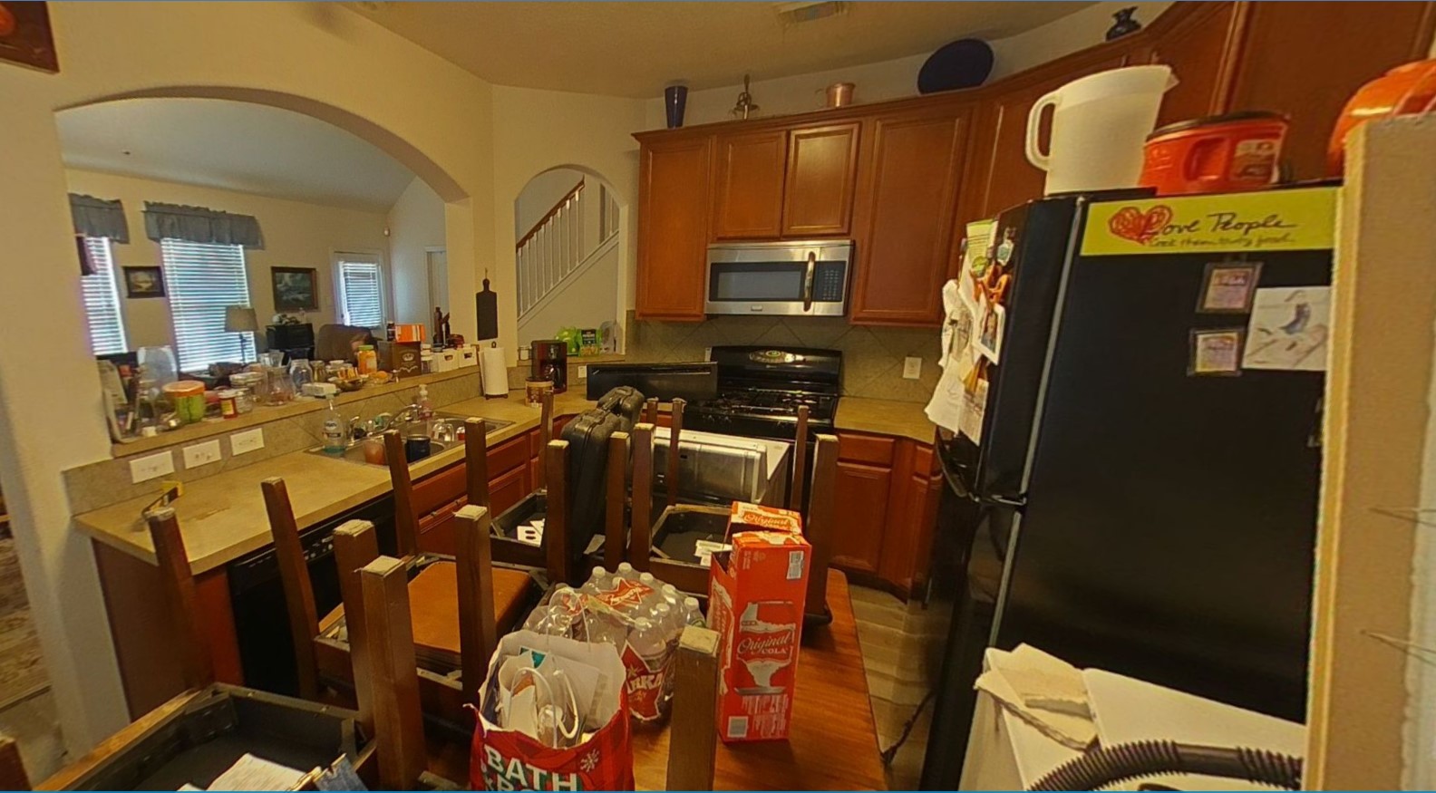 Kitchen Damage Restoration at Manorfield Before Image 1