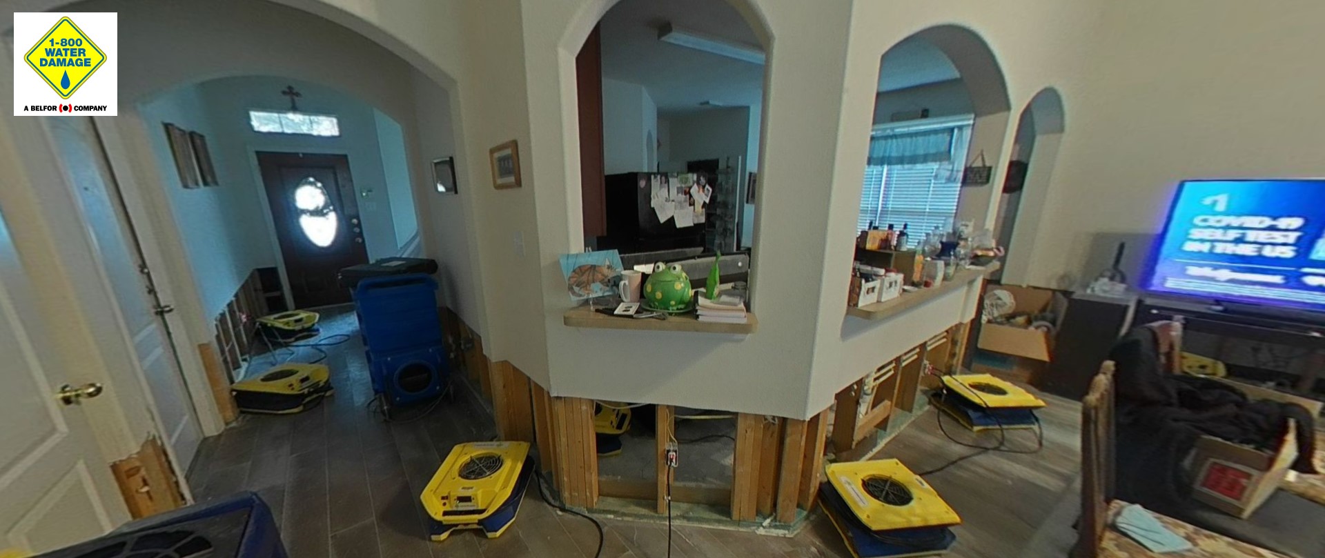 During Kitchen Damage Restoration at Manorfield Image 1