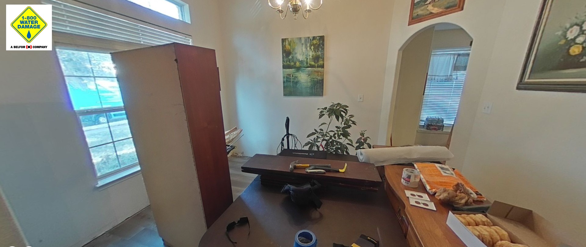 During Kitchen Damage Restoration at Manorfield Image 9